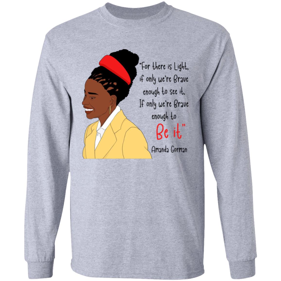 Brave Hoodie, Sport Grey, Long Sleeve