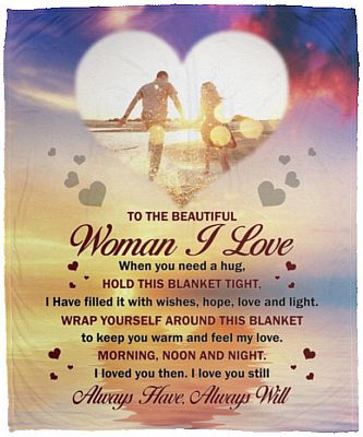 Personalized Photo To The Blanket, White, Cozy Plush Fleece Blanket - 50x60