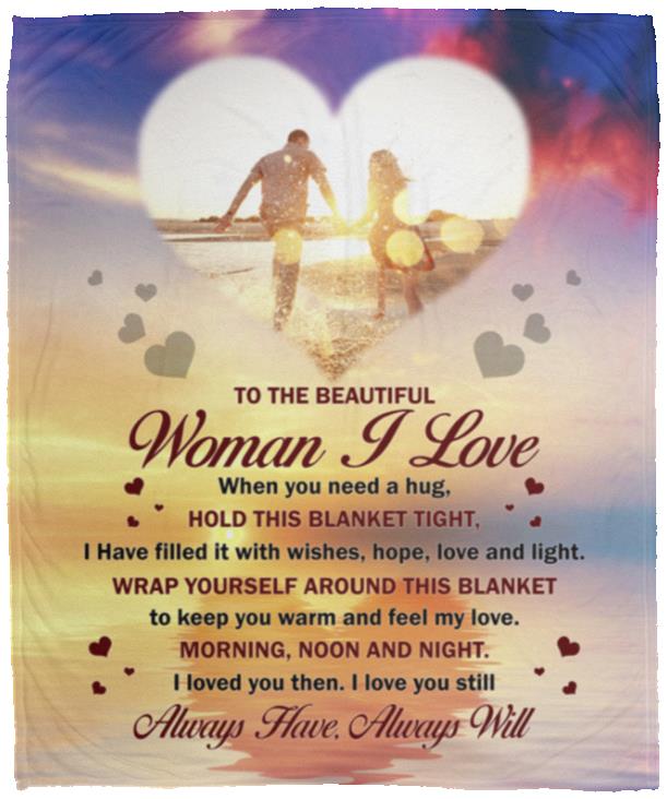 Personalized Photo To The Blanket, White, Cozy Plush Fleece Blanket - 50x60 Personalized Photo To The Blanket, White, Cozy Plush Fleece Blanket - 50x60