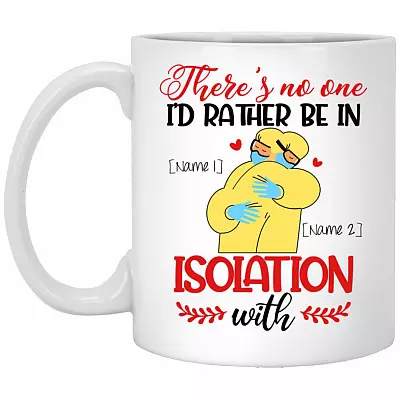 Personalized There's, White, 11 oz. White Mug