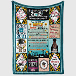 9VT. Niece Senior Blanket Aunt 2021 blanket mockup2