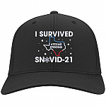Snovid Hat, Black, Twill Cap