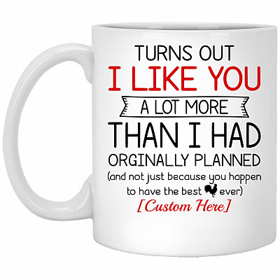 Personalized Turns, White, 11 oz. White Mug