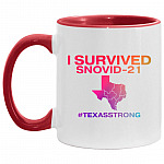 Stay Strong Accent Mug, White/Red, 11 oz. Accent Mug