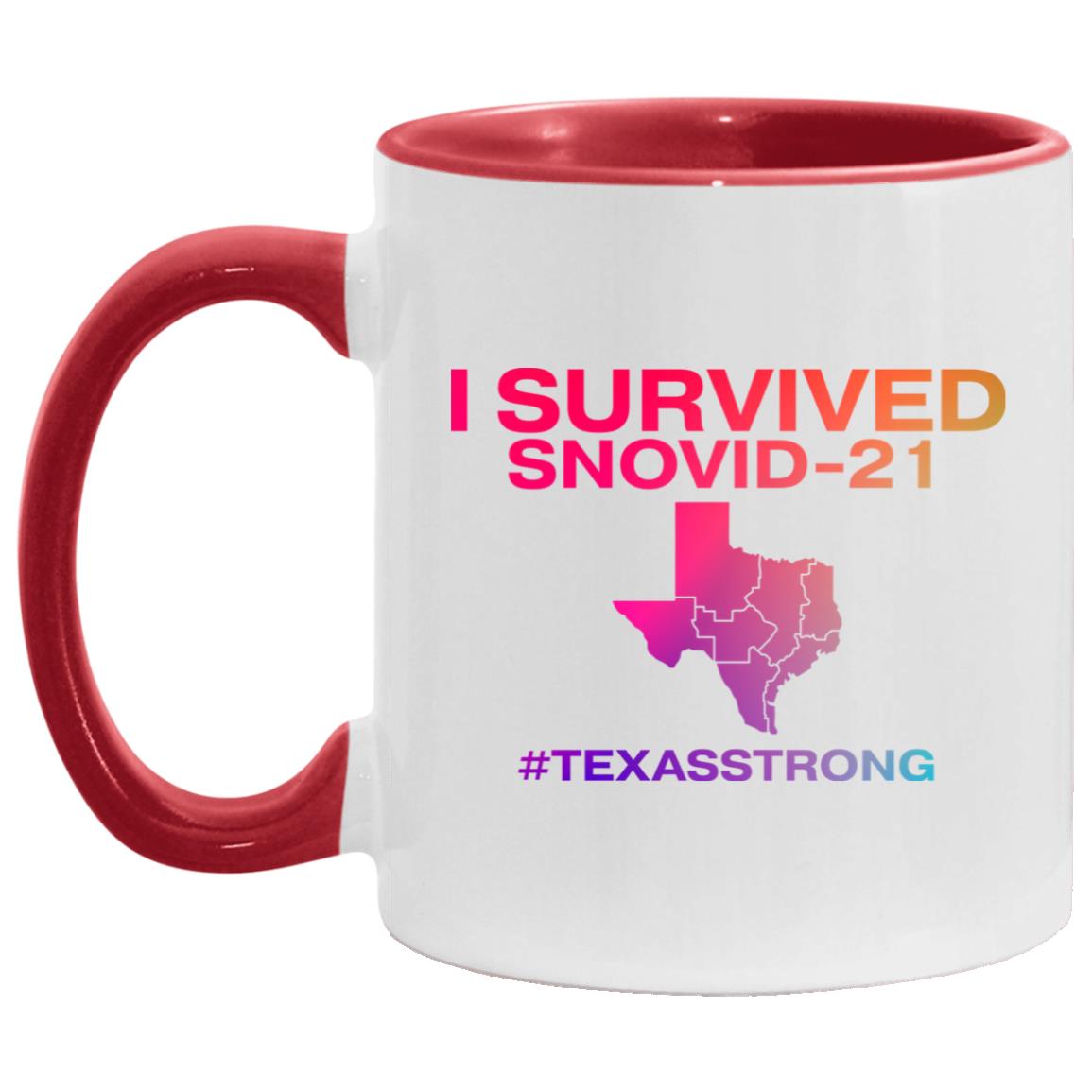 Stay Strong Accent Mug, White/Red, 11 oz. Accent Mug