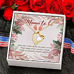 Mama to Be What a Wonderful Mother You Will Be New Mom Gift Forever Love Pendant Necklace