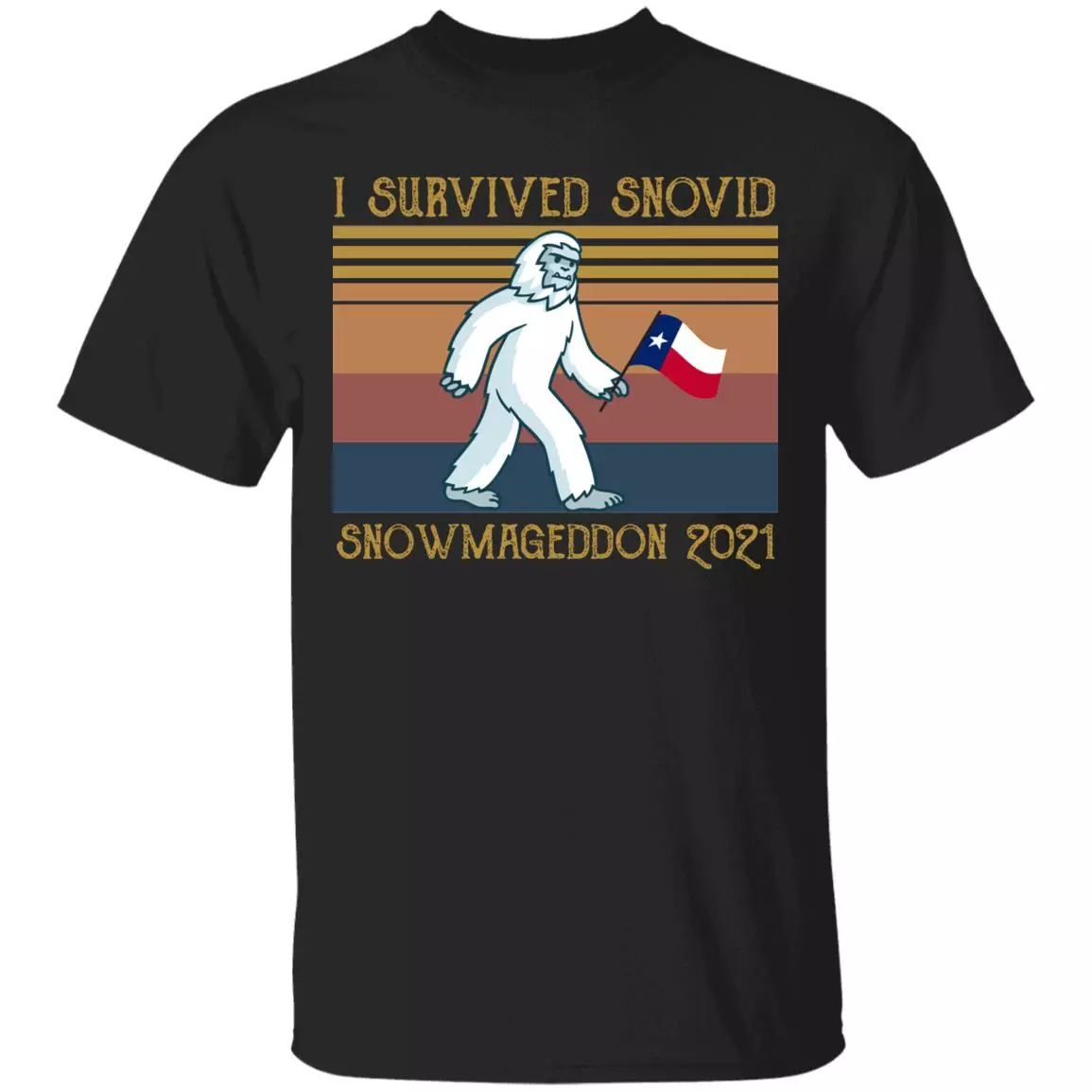 I Survived Snovid Snowmageddon 2021 T-Shirt, Black, Unisex T-Shirt I Survived Snovid Snowmageddon 2021 T-Shirt, Black, Unisex T-Shirt