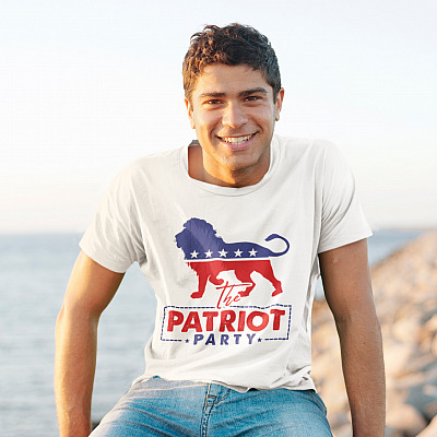 Alternative view of The Patriot Party T-Shirt - Patriot Party Lion Shirt