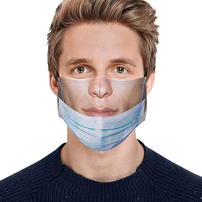 Alternative view of Bandit Prank Mask - Maskless Funny Washable Reusable Printed Cloth Face Mask