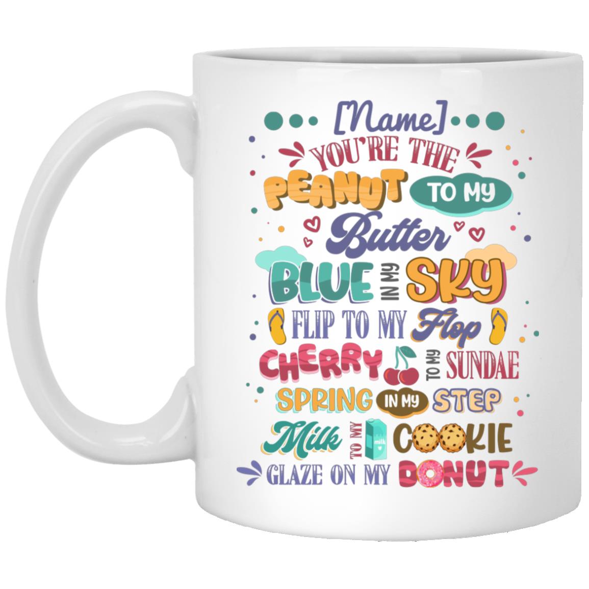 Personalized You, White, 11 oz. White Mug