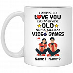video mug, White, 11 oz. White Mug