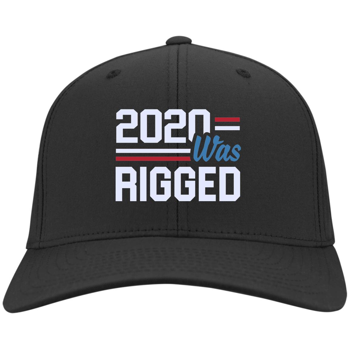 Rigged Hat, Black, Twill Cap Rigged Hat, Black, Twill Cap