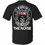 Work In Silence Let Your Bike Make The Noise Print On Back Only - Plain Front T-Shirt, Black, Unisex T-Shirt Work In Silence Let Your Bike Make The Noise Print On Back Only - Plain Front T-Shirt, Black, Unisex T-Shirt