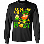 Bad and Boozy Hoodie, Black, Long Sleeve
