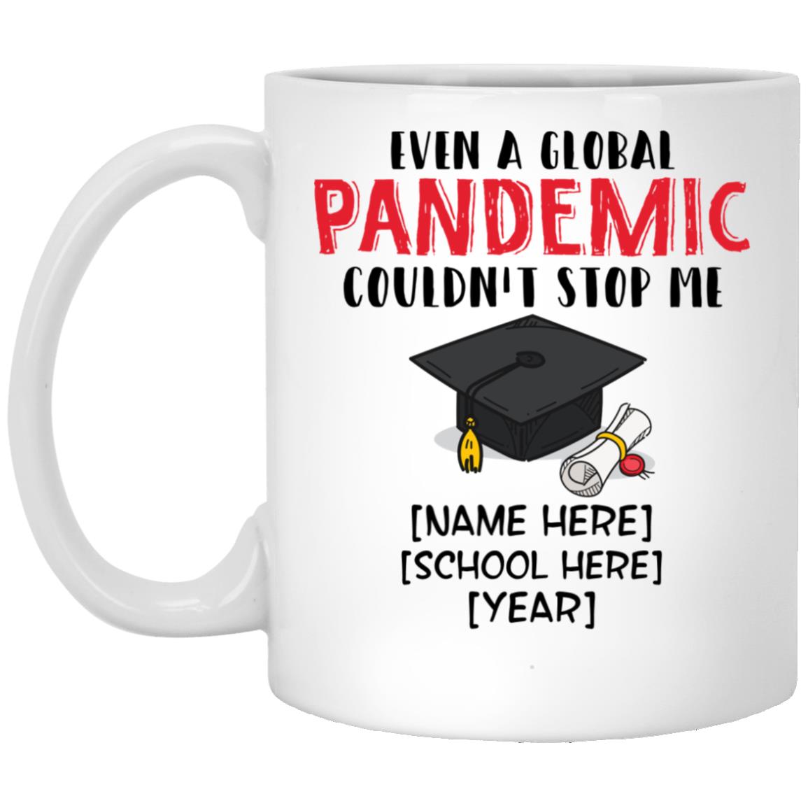 Personalized Even The Global, White, 11 oz. White Mug Personalized Even The Global, White, 11 oz. White Mug