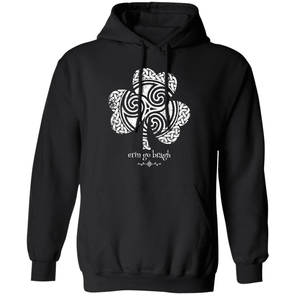 5MH. Shamrock Irish (4), Black, Hoodie