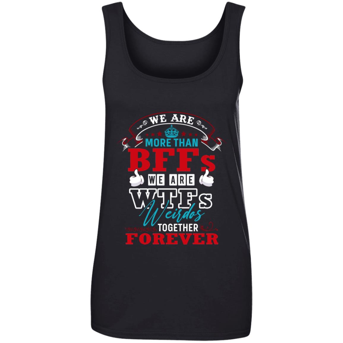 BFF Tank, Black, Ladies Tank Top