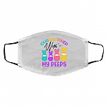 Quarantine Mask, White, Cloth Face Cover – Medium/Large