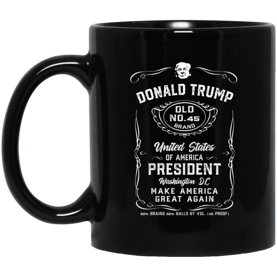Donald Trump Mug, Black, 11 oz. Black Mug