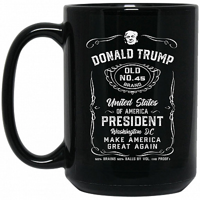 15 oz. Black Mug
