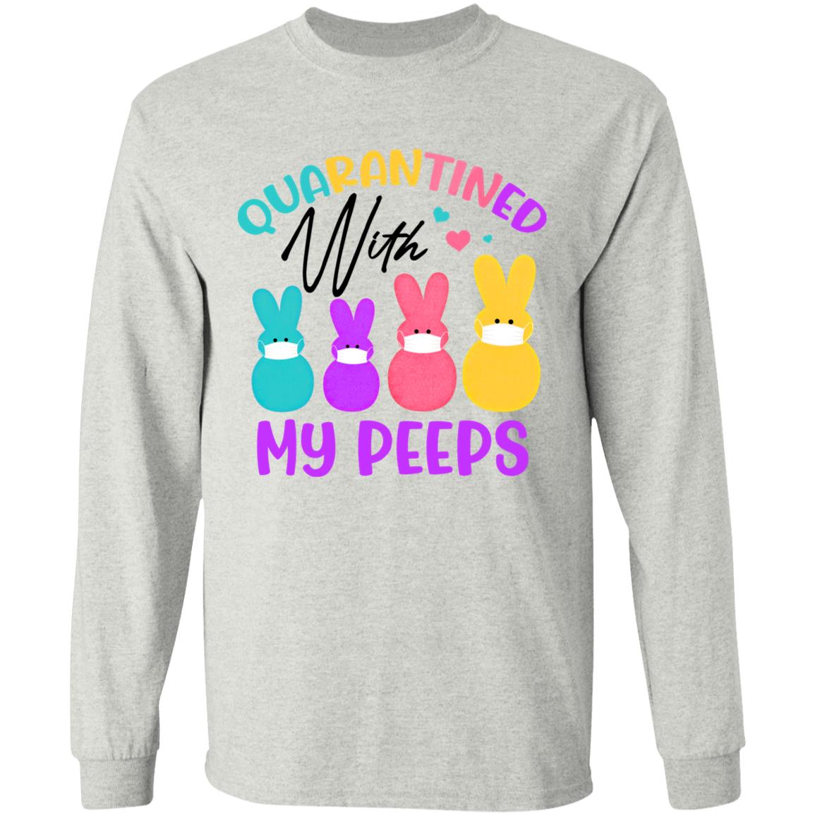 G240 LS Ultra Cotton T-Shirt, Ash, Long Sleeve