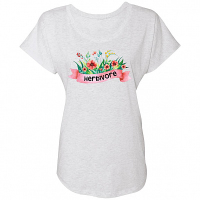 Ladies Triblend Dolman Sleeve