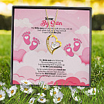 New Big Sister My Little Eyes Are Watching All You Say And Do Forever Love Heart Pendant Necklace - New Big Sister Gifts