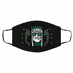 Willie Lucky St Pat, White, Cloth Face Cover – Medium/Large