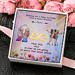 10KNG. Quarantine Birthday (8) Infinity Heart Necklace (Gold) 4