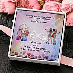 10KNG. Quarantine Birthday (8) Infinity Heart Necklace (Silver) 4