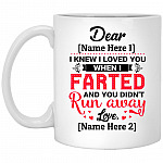 Personalized I Knew, White, 11 oz. White Mug