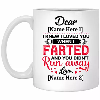 Personalized I Knew, White, 11 oz. White Mug