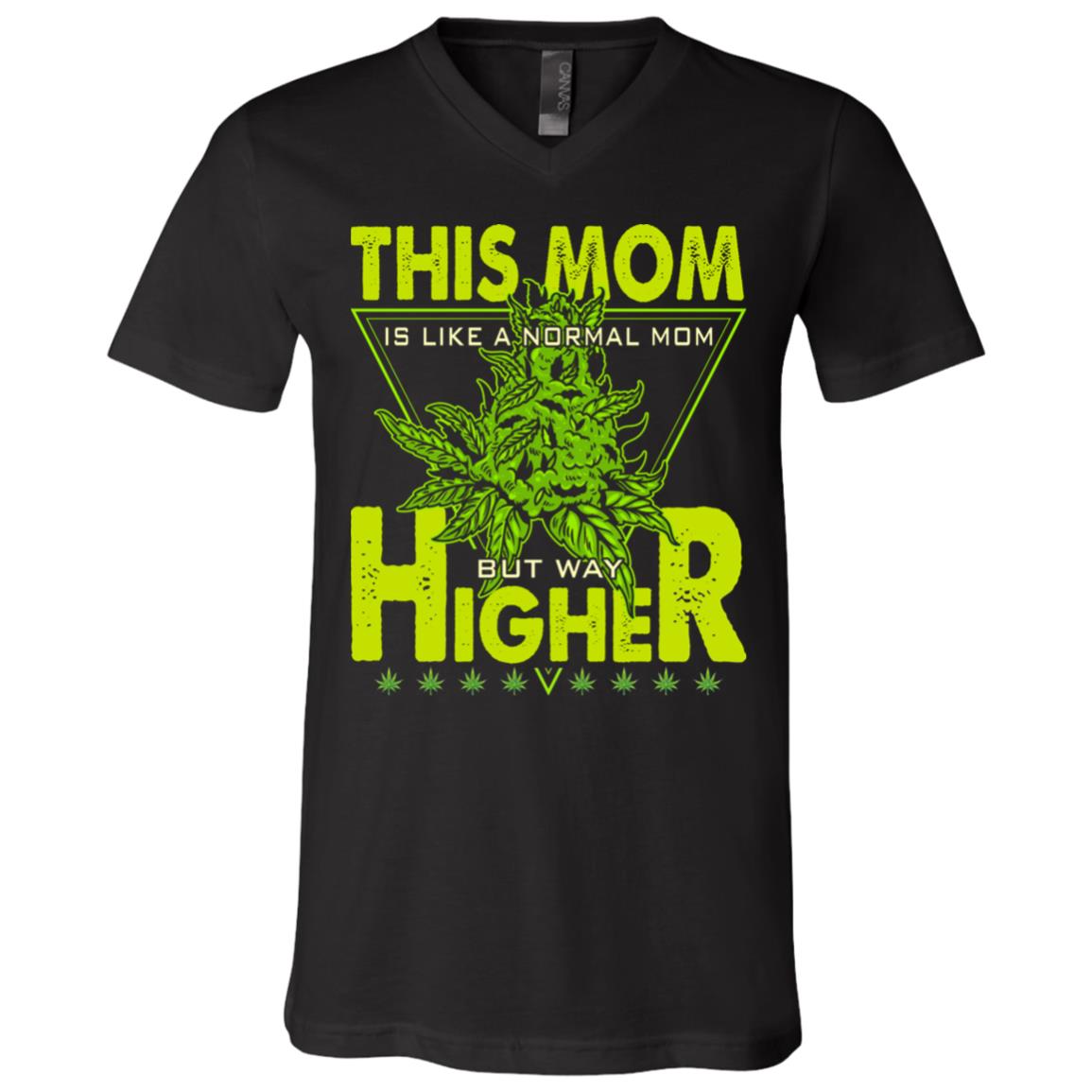 Mom Shirt, Black, V-Neck T-Shirt