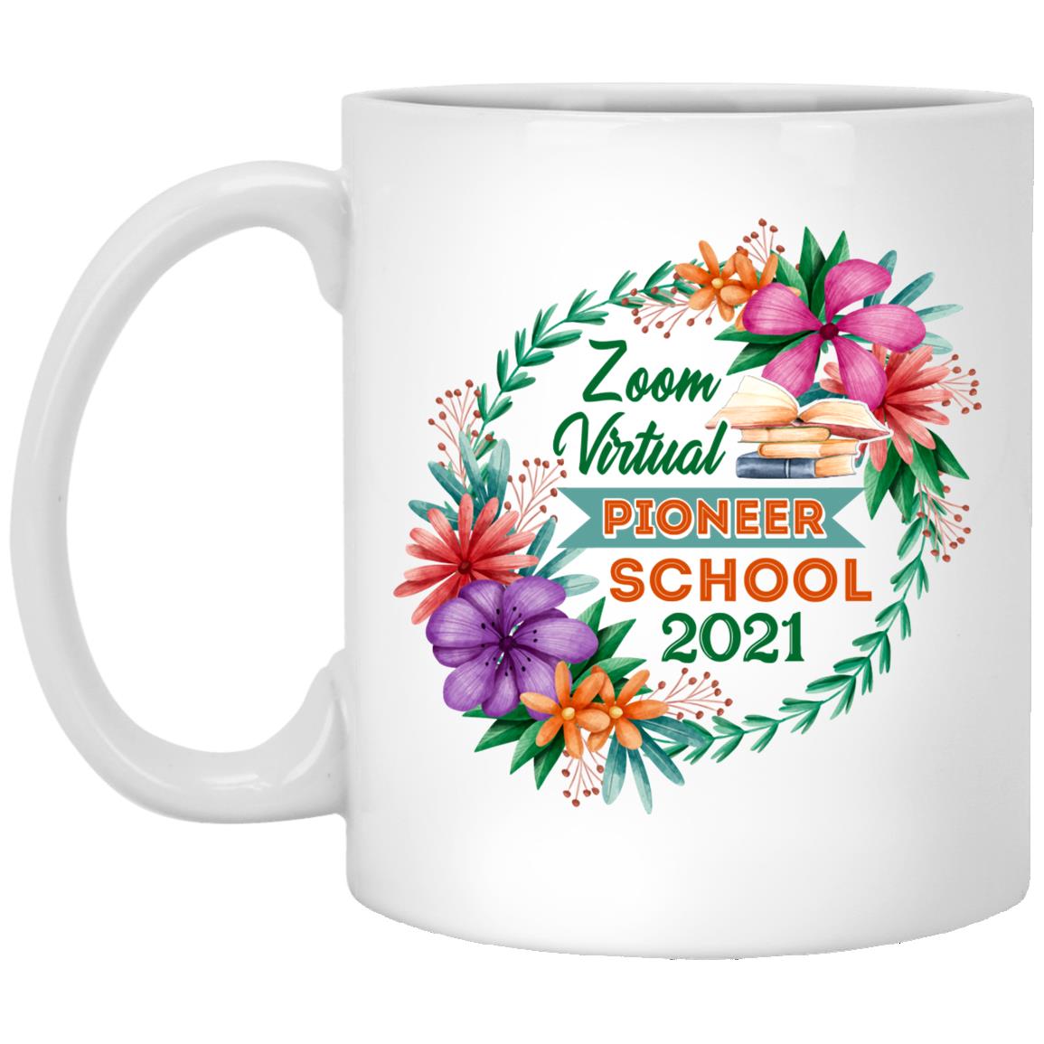 Zoom Virtual Mug, White, 11 oz. White Mug