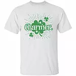 Charmer Youth Tee - St Patrick's Day Gift Baby Outfit, White, Youth T-Shirt