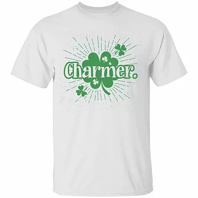 Charmer Youth Tee - St Patrick's Day Gift Baby Outfit, White, Youth T-Shirt