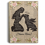 Personalized You Were Like A Child To Me Gallery Wrapped Framed Canvas Prints - Unframed Poster - Home Decor Wall Art, White, 0.75'' Framed Canvas