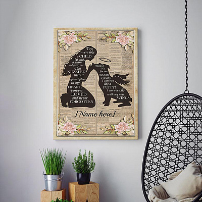 Alternative view of Personalized You Were Like A Child To Me Gallery Framed Canvas Prints - Unframed Poster - Home Decor Wall Art