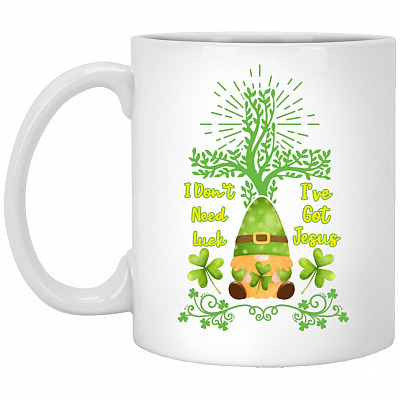 luck mug, White, 11 oz. White Mug