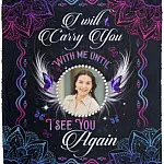 Custom Photo I Will, White, Cozy Plush Fleece Blanket - 50x60