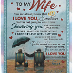 To My Wife You Are Already, White, Cozy Plush Fleece Blanket - 50x60 To My Wife You Are Already, White, Cozy Plush Fleece Blanket - 50x60