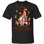 In March We Wear Orange Funny T-Shirt, Black, Unisex T-Shirt