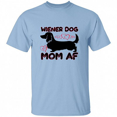 mom af, Light Blue, Unisex T-Shirt