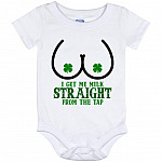 I Get Me Milk, White, Baby Onesie - 12 Month