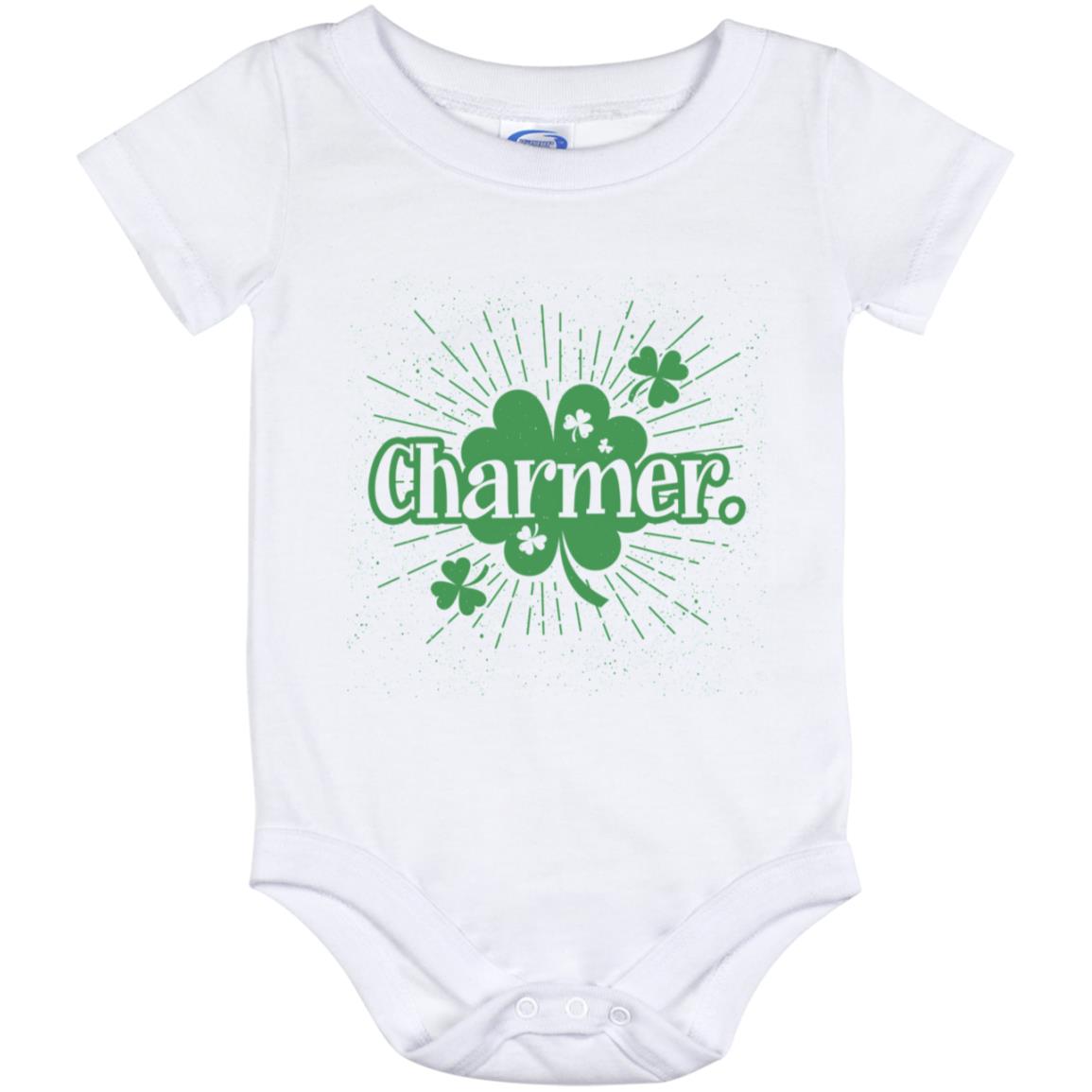 Charmer Baby Onesie, White, Baby Onesie - 12 Month