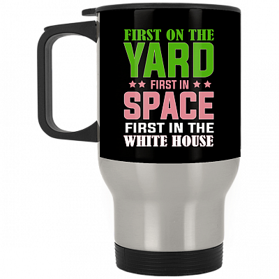 14 oz. Silver Travel Mug