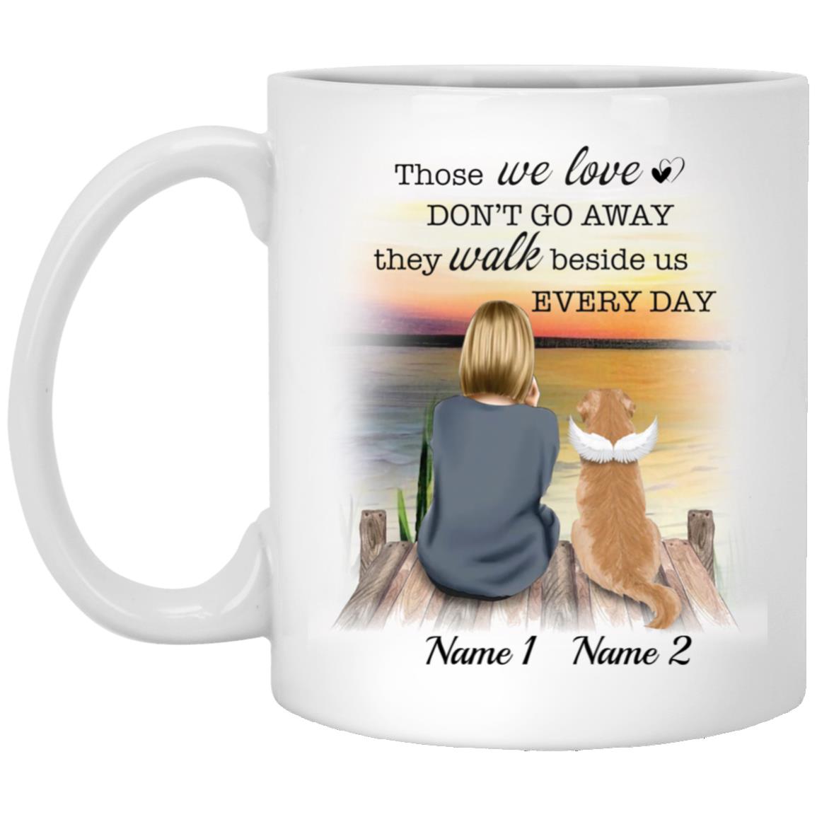 dog mug, White, 11 oz. White Mug
