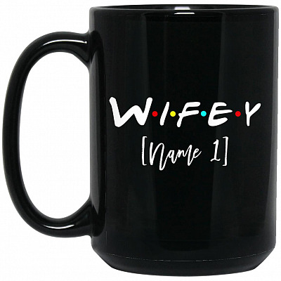 15 oz. Black Mug