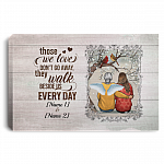 Personalized Cardinal Those We Love Don't Go Away Framed Canvas Prints - Memorial Unframed Poster, White, 0.75'' Framed Canvas