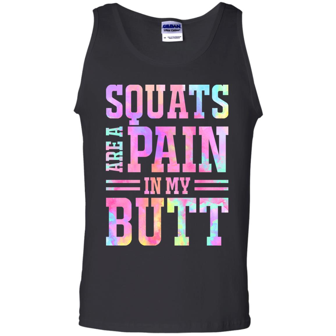 Squats Are A Pain, Black, Unisex Tank Top Squats Are A Pain, Black, Unisex Tank Top